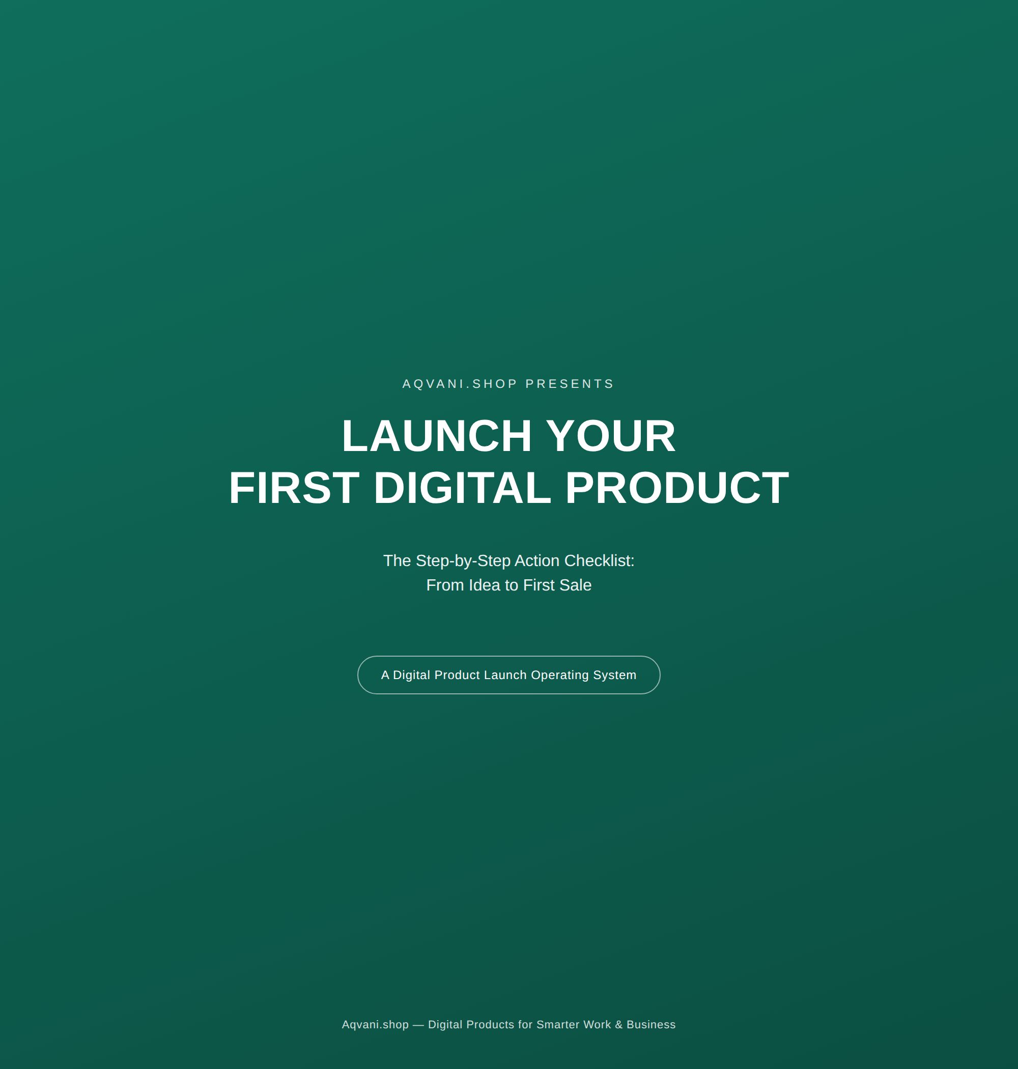 Launch Your First Digital Product — The Step-by-Step Action Checklist - Image 4